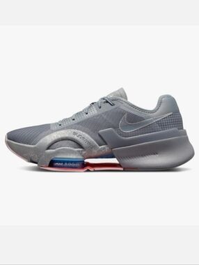Nike Air Zoom SuperRep 3 Gray Mens Athletic Gym Sneakers Size 10.5
